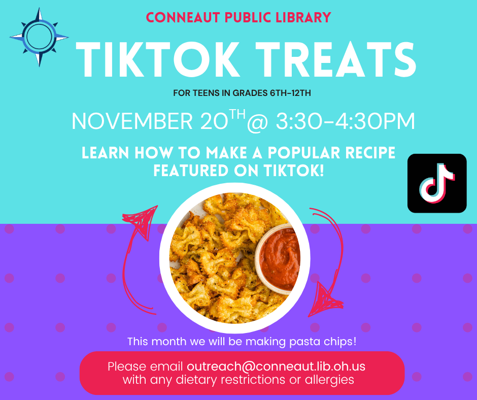 tiktok treats flyer