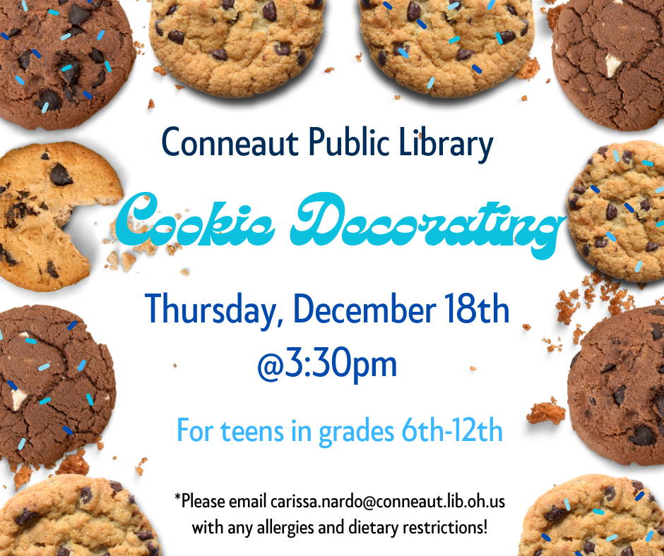 cookie decorating flyer