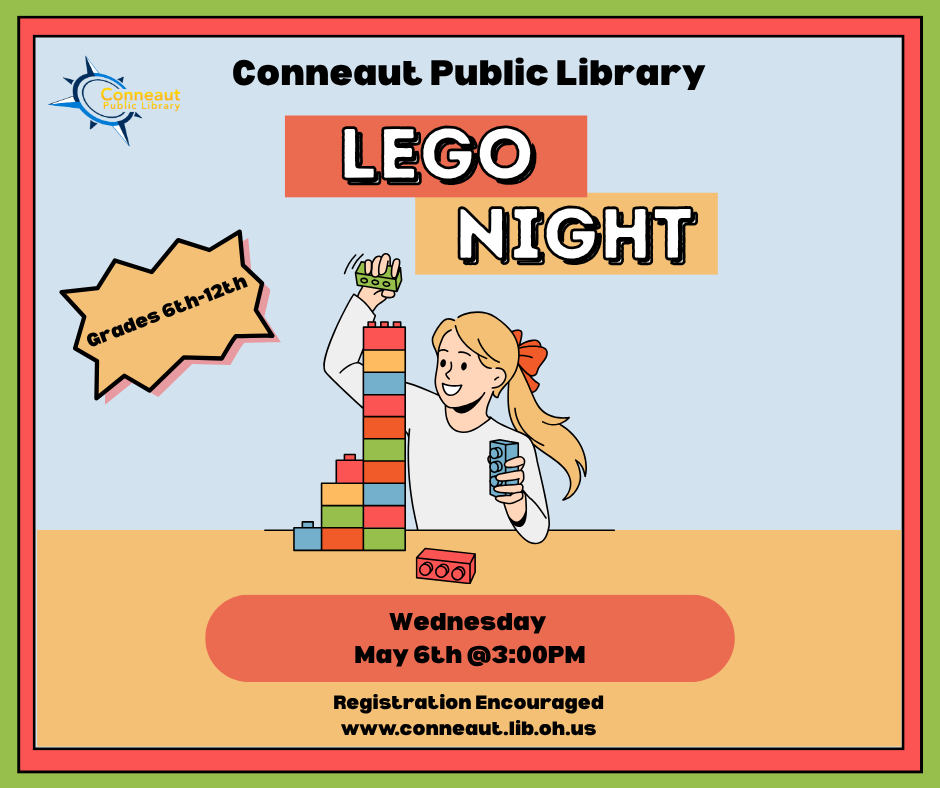 Lego Night teen flyer