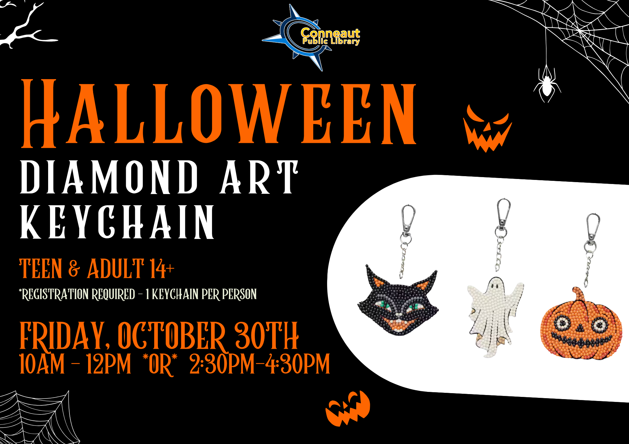 diamond art keychain flyer