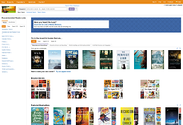 Screenshot of Novelist Plus home page