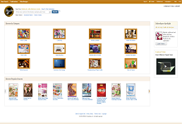 Screenshot of  Hobbies & Crafts Reference Center homepage