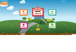 screenshot of WorldBook Early World of Learning homepage